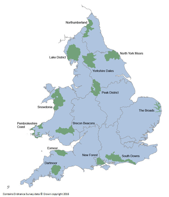 National Parks in England and Wales