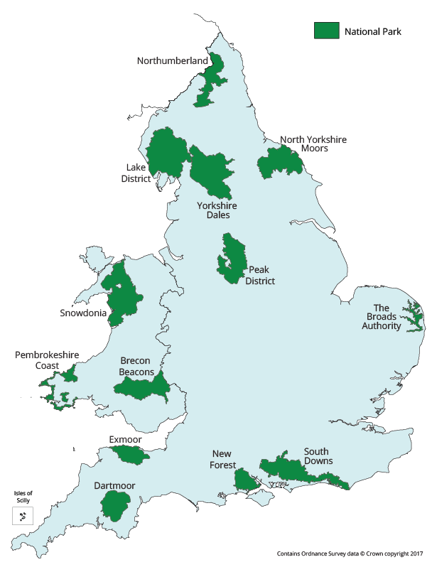 National Parks in England and Wales