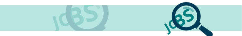 Magnifying glass showing the word JOBS
